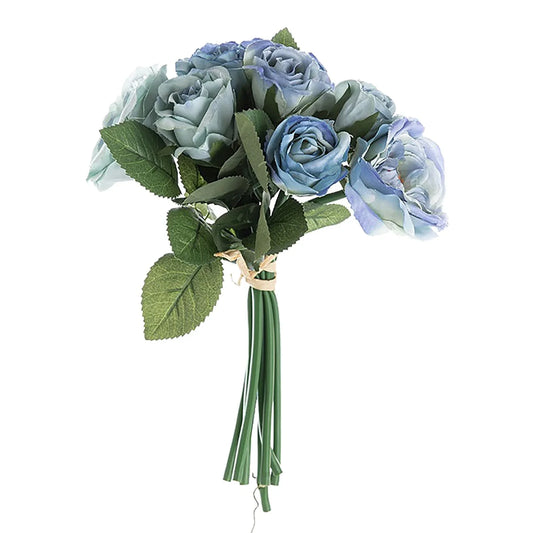 Octtong Artificial Flowers Artificial Mini Newspaper Packaging Flower Kraft Paper Wrapping Florist Bouquet For Christmas Party Thanksgiving Home Party Decorations 1 Bunch Yellow (E )